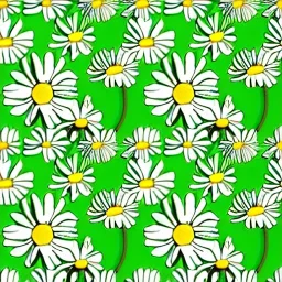 daisies seamless texture, trending on artstation, 4k