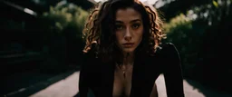 Terra Byte Girl, Lush void, imperfection, natural lighting, cinematic, Fuji Film, Anamorphic lens, 2040s, deep depth of field, Solarpunk