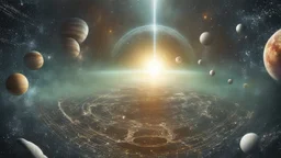 matrix universe, space, planets, creation