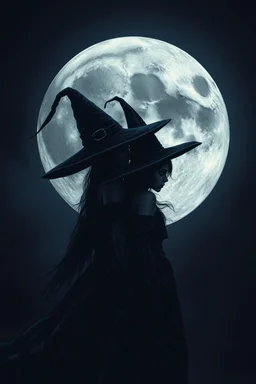 stunning two full moon, foreground twins witch sibling, dark fantasy, high detalied, matte dark colors, sharp lines, sharp focus, sinister and mystic vibe,, high textures, breathtaking illustration