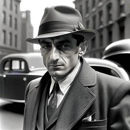 A 1920s chicago italian mafia gangster