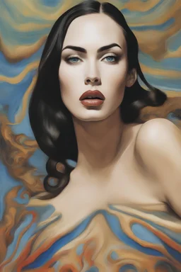 Megan Fox, fantasy Salvador Dali style