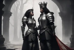 Тайно черная королева Любит белого короля. Но военное ценит дело Эта клетчатая земля. Ты - военного дела мастер, Ум холодный, в крови - огонь, Только рвется порой на части Сердце, что заковала в бронь.