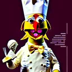 The Swedish Chef from the Muppets providing a very long and complicated description of a recipe