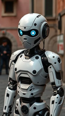 hi tech mafia robot on sicilia