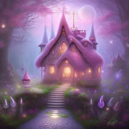 house of fairies like a dream within a dream within a dream pastel colors