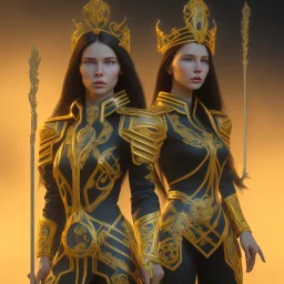 Sonya, long black hair, elemental face, Unreal Engine 5, highly detailed, highest quality, digital painting, complex 3d render, unreal engine render, insane detail, intricate photograph quality, magnificent, majestic, highly intricate, Realistic photography, grand hall, wicked throne, holding scepter, crown of barbwire, dark color palette, metallic, highly detailed, highest quality, digital painting