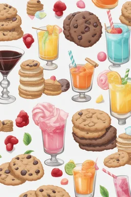 sweets,crazy,cocktail,cookies