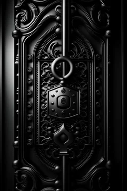 Black lock stately background