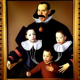 portrait of a family Diego Velazquez style