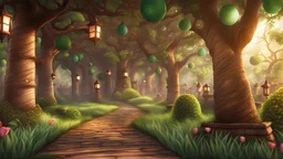 Fantasy environment bokeh