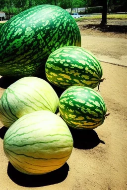 Those melons are huge