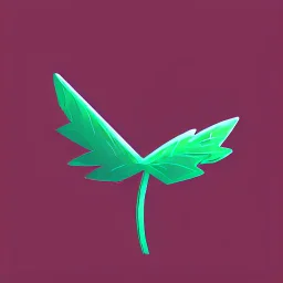 i want you to generate a logo for a new company named "SpiniLeaf" or Spinny Leaf. Something resembeling a spinning leaf, no words, HQ, digital comic art