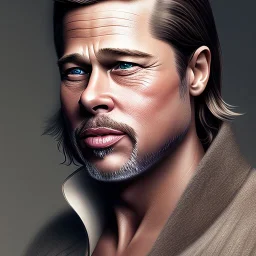 Brad pitt, beard, pyjamas, realisme,