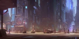 video game level design, sci-fi, 3d city environment, concept art, cinematic