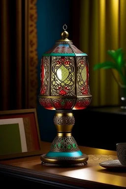 table lamp inspired by kebaya nyonya, modern design,