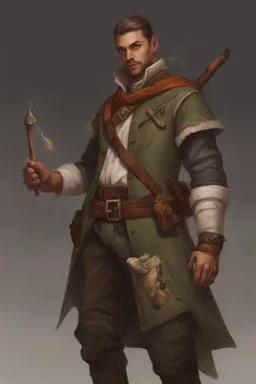Male human apothecary adventurer ranger