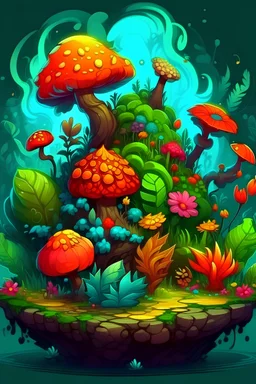zehirli bitki , oyun tasarımı , yaratıcı ,farklı tarz zehirli bitkiler , toksik , farklı renkler