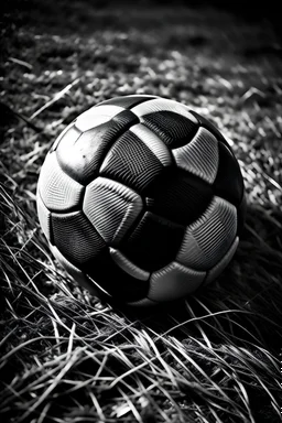 Football black and white
