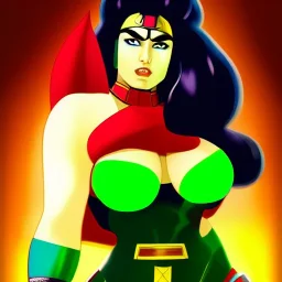 ultra detailed fullbody portrait of Beautiful busty Big Barda , extremely detailed digital painting, intrincate, extremely detailed face,crystal clear Big Green eyes, in the style of Ohrai Noriyoshi and robert e howard and pablo oliveira and Ken Kelley and Keith Parkinson,mystical colors,perfectly centered image, perfect composition, rim light, beautiful lighting,8k, stunning scene, raytracing