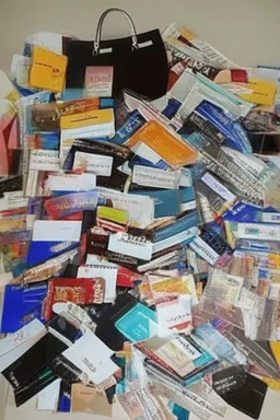 Lot of Credit Card , Offers, purchase , shopping bags,ads