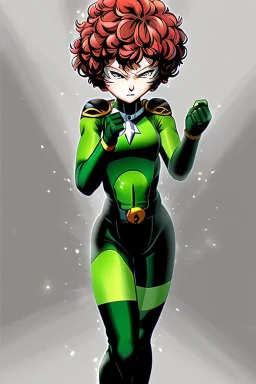 tatsumaki from one punch man in jim lee style