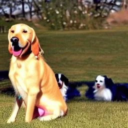 Um humani em espécie de cachorro