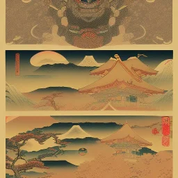  logos, Ukiyo-e japanese art