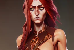 copper haired sorceress