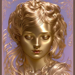 shimmering, shiny metallic flower in the style of Jean-Baptiste, silk painting Modifiers: elegant extremely detailed intricate vibrant beautiful award winning high definition crisp quality Alphonse Mucha holographic shimmering silk painting coherent metallic colors Enoch Bolles