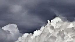 dragon in a big cloud