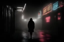 photography, store side, restrained beauty, realism lights, a thick fog effect, some people silhouette, neon text , dark ambient, deep fog --chaos 2 --ar 9:16 --style raw --stylize 700 --v 6