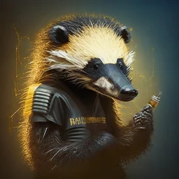 hacker honey badger