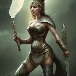 Beautiful women Warrior goddess