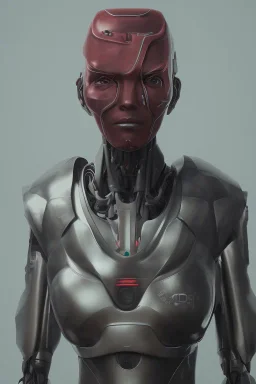 Portrait of a futuristic robot ninja, cinematic