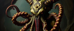 en ond, psionisk humanoid skapning fra Dungeons & Dragons-universet, berømt for sitt blekksprut-lignende hode med tentakler som de bruker til å spise hjerner og dominere andre vesener med tankekraft, og de regjerer ofte i underjordiske byer i Underdark. De er en slags alien-lignende rase som ser på seg selv som overlegne og bruker andre som slaver. , painted by Rembrandt