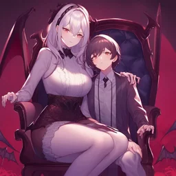 rouge the bat, sitting in a chair