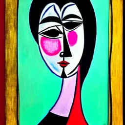 portrait of a woman picasso style