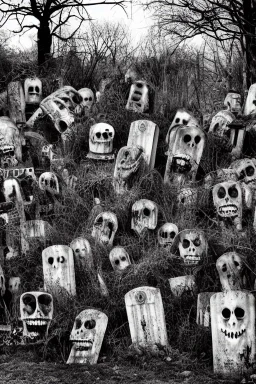 horror graveyard