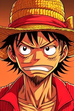 straw hat luffy as caption jack sparrow