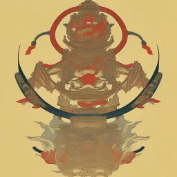  brand logo, Ukiyo-e japanese art