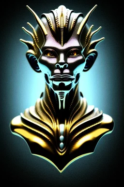 Silver alien, head, wicked, black eyes, blood, 8k, finely detailed, photo realistic, Anunnaki black male African Egyptian alien, cracks in the voodoo head, wicked,Asian turquoise eyes, crown, Elephant, 8k, finely detailed, photo realistic, tiger turquoise skull head gold dragon space alien sun skeleton gold gorilla silver crown silver eyes