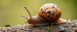 musical note snail