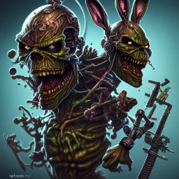 Bug bunny zombie iron maiden