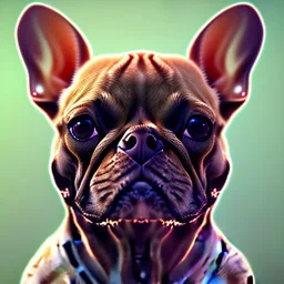 alien giraffe French bulldog