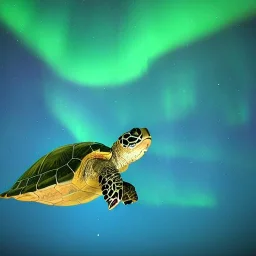 turtle and aurora