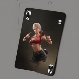 Sonya Blade, Kano, playing cards