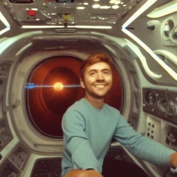 Me in a spaceship