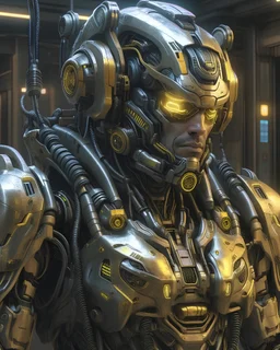 a realistic scifi cyberpunk power armor robot, detailed, centered, digital painting, artstation, concept art, donato giancola, Joseph Christian Leyendecker, WLOP, Boris Vallejo, Breathtaking, 8k resolution, extremely detailed, beautiful, establishing shot, artistic, hyperrealistic, beautiful face, octane render, cinematic lighting, dramatic lighting, masterpiece