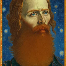 jesus portrait praying to god in high definition in van gogh style